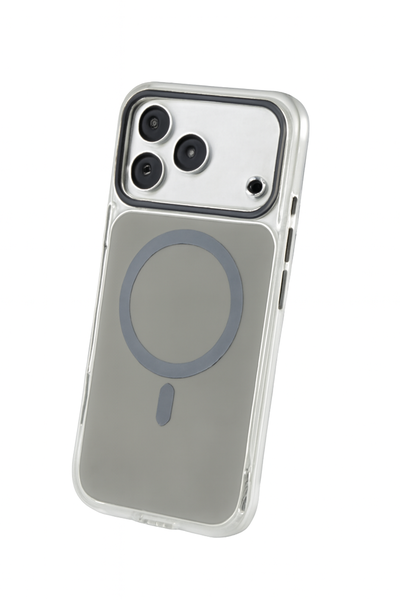 Magsafe case/Cover Compatible With Iphone 17 Pro -Shockfroop case -Grey