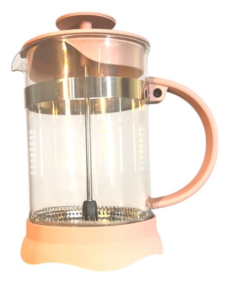 Mila Pink Fiber Glass &amp; ABS Coffee Plunger 800ml