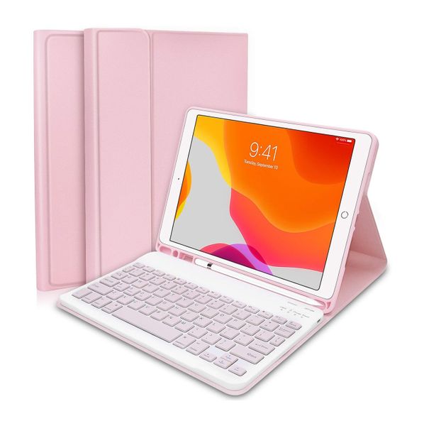 Bluetooth Keyboard Case Compatible with Ipad 9.7 - Light Blue