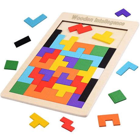 Wooden Tetris Puzzle | Buy Online in South Africa 