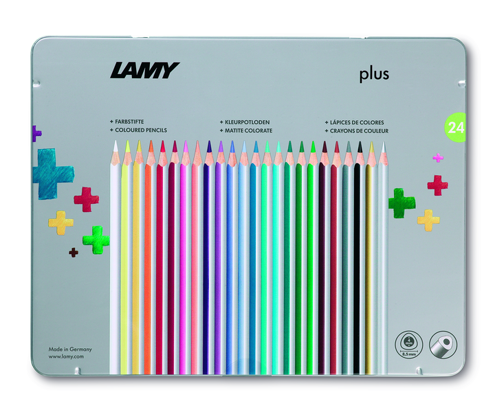 Lamy Plus Colour Pencils Metal Box 24 Pc