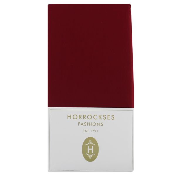 Horrockses Base Cover -144TC - Crimson