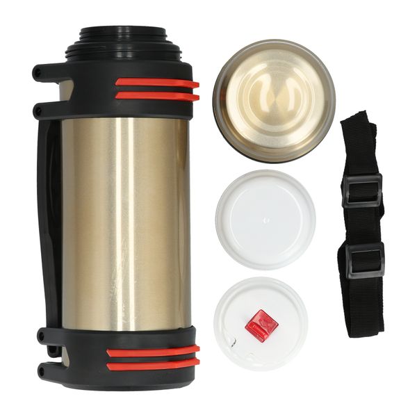 2000ml Vacuum Water Bottle Large Capacity Outdoor Travel Cycling