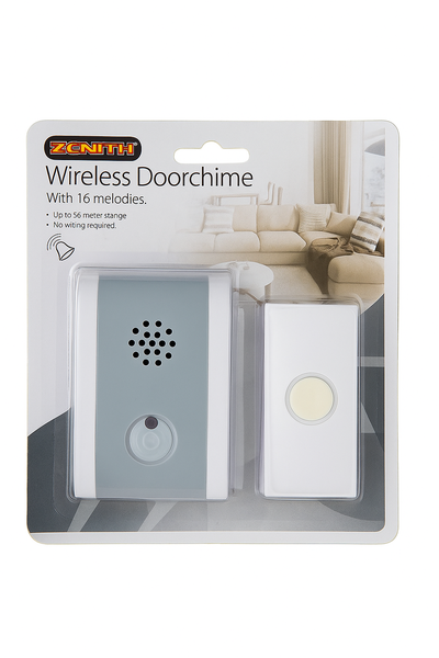 Zenith Door Chime Wireless with 16 Melodies