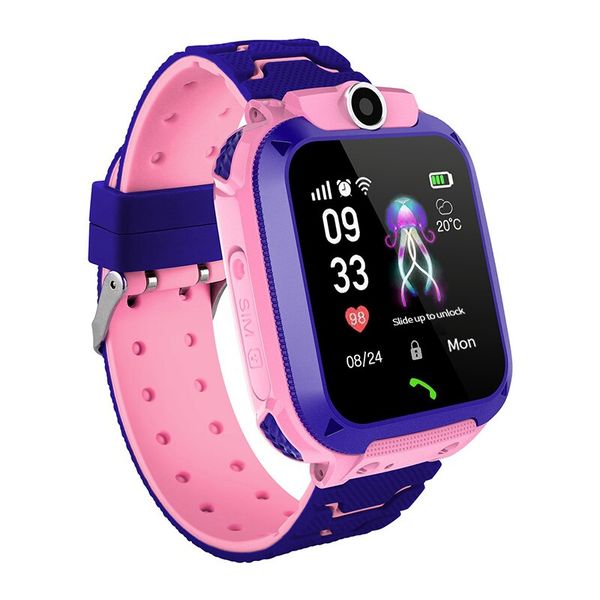 Kids Intelligent GPS Tracker Watch - Pink