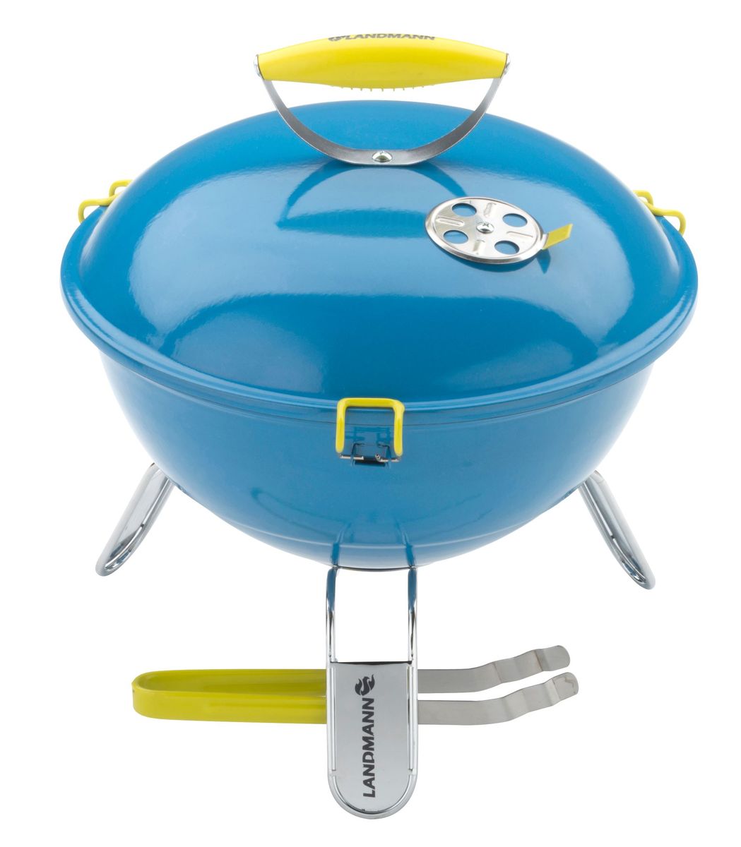 Landmann Piccolino 34cm Portable Kettle BBQ (Azure) Buy Online in