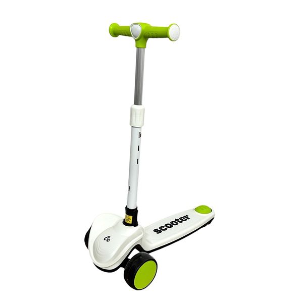 3 Wheel Kids Scooter with Light, Sound &amp; Rear Brake
