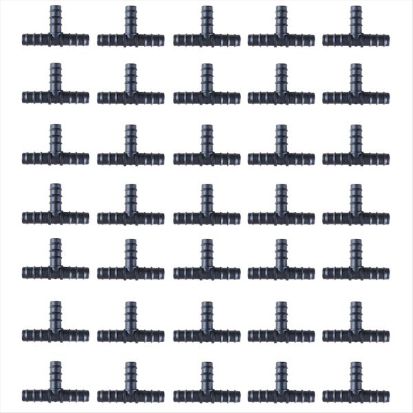 100Pcs Drip Irrigation Connectors 16Mm Barbed Connector