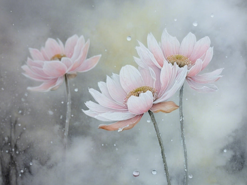 Modern Canvas Wall Art Home Decor - Dreamy Flowers 02