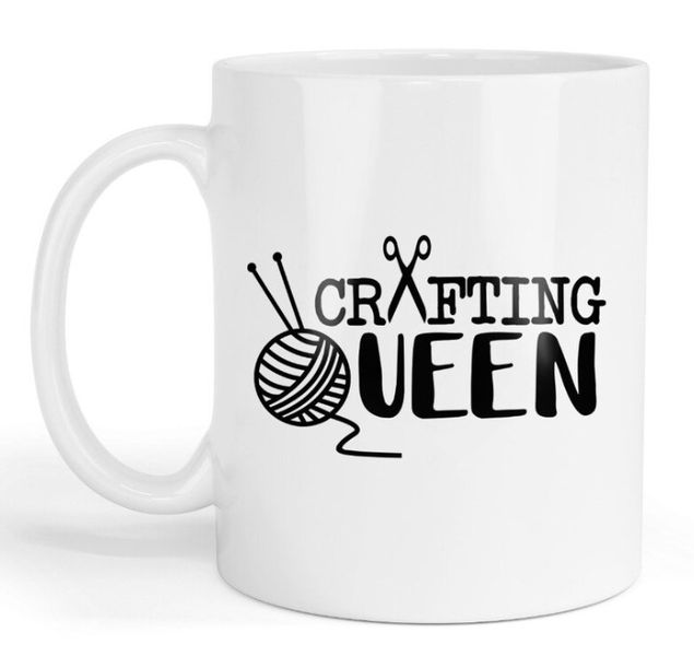 Crafting Queen Christmas Birthday Mother's Day Gift Mug