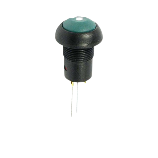 PBRL171ATLE5L9 IP67 Latching Push Button Switch Green White LED Ø17.5mm