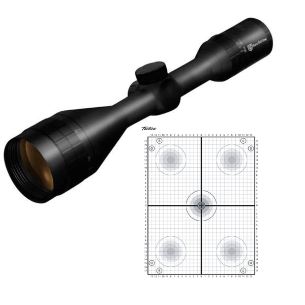 NIKKO STIRLING PANAMAX LR 6-18X50 AO 1"" ILL /HMD + 3 x Tactica Targets