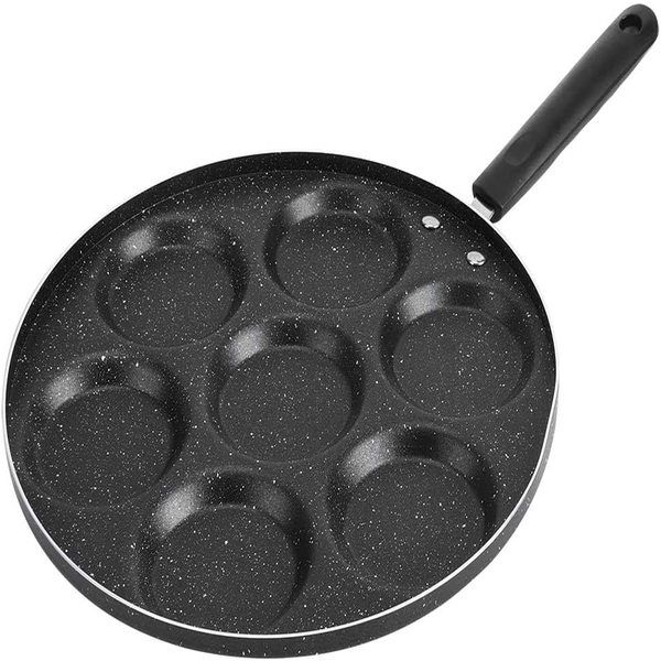 7 Holes Non-Stick Frying Pans