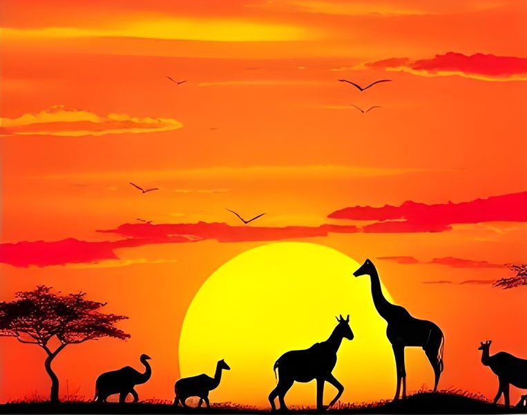 RootedArt Canvas Wall Art Home Decor - Wildlife1
