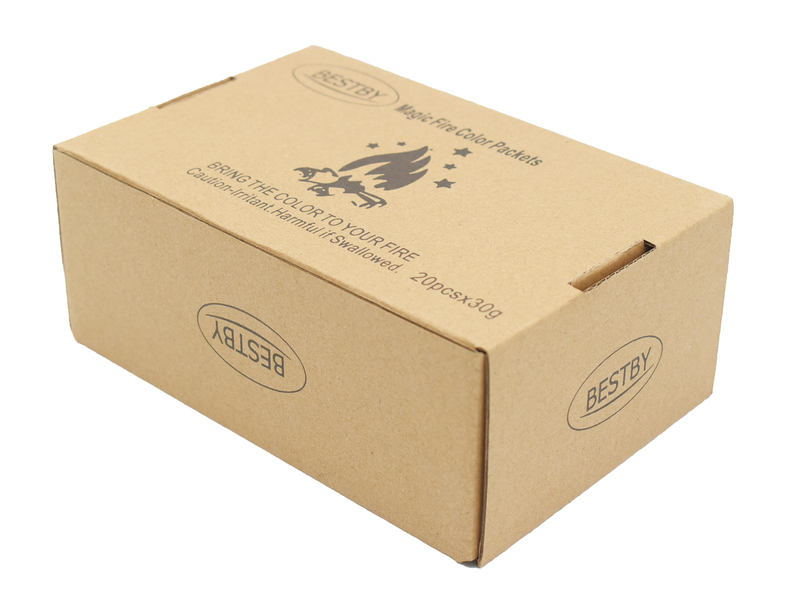 Bestby - Magic Fire Color Changing Packets for Campfire/Fireplace (20 Pack)