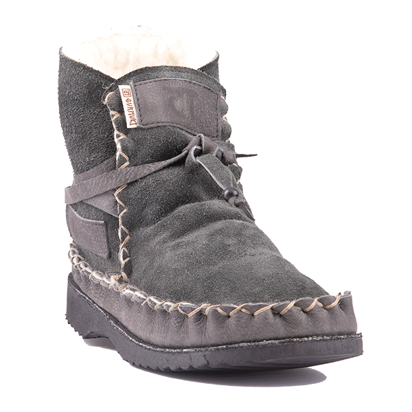 Gurmuki LADIES Sheepskin Wool Ankle Boots - Grey