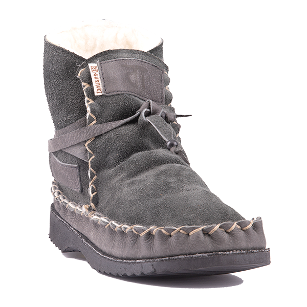 Gurmuki LADIES Sheepskin Wool Ankle Boots - Grey | Shop Today. Get it ...
