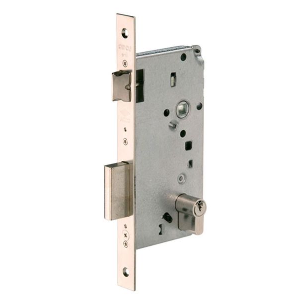 Cisa Logoline 5C611 Cyl Mortice Lock 60mm NP