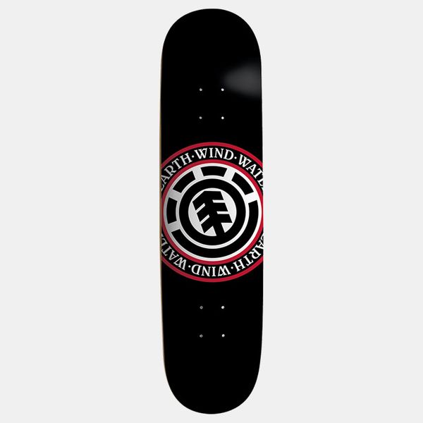 Element Seal Skateboard Deck - Black - 7.75 X 31.25 Street