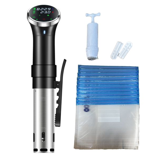 Sous Vide Immersion Circulator Menu Board With Vacuum Bag Air Pump