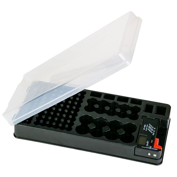Battery Organizer Storage Case Stores &amp; Protects Up to 116 Batteries