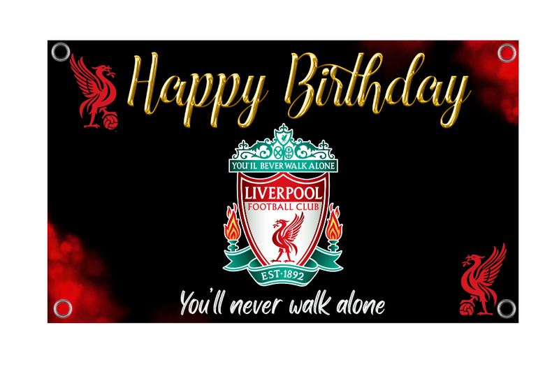 Liverpool Football Club Birthday Banner - Party Decor