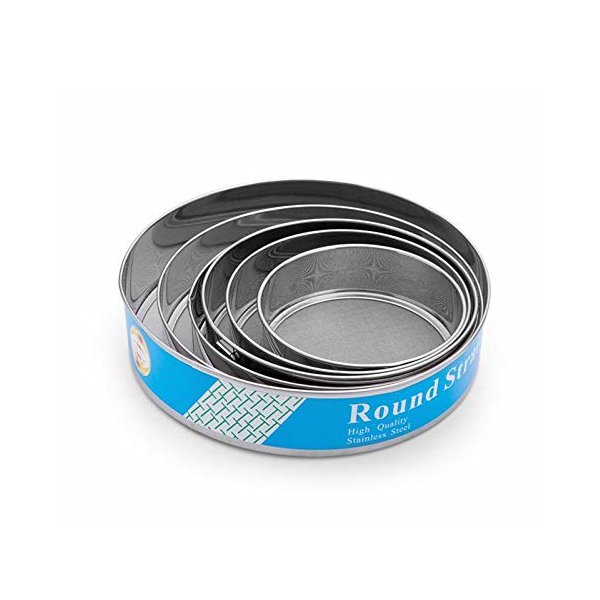6 Pieces Of Stainless Steel Stackable Round Mesh Strainer Set - Silver
