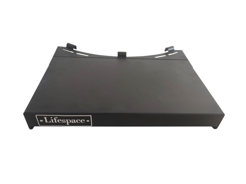 Lifespace Kettle Grill Folding Extension Table with Six Utility Hooks