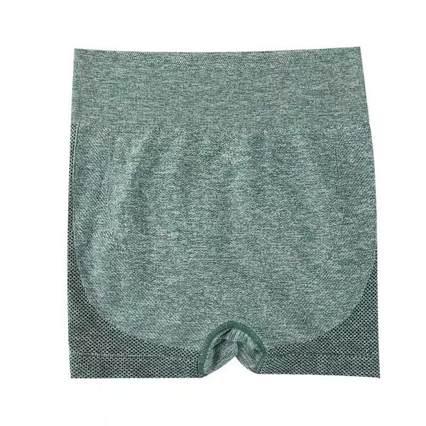 Smiley Face High-Waist Quick-Dry Yoga Shorts for Women, Seamless Tight-Fit