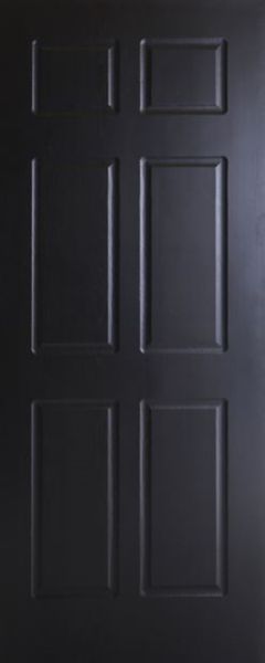 6 Panel Wooden Door Black | Shop Today. Get it Tomorrow! | takealot.com