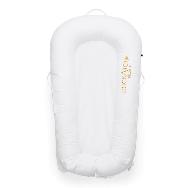 DockATot Deluxe+ Pristine White, 0-8 months
