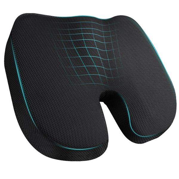 Memory Foam Seat Cushion, Ergonomic Cushion