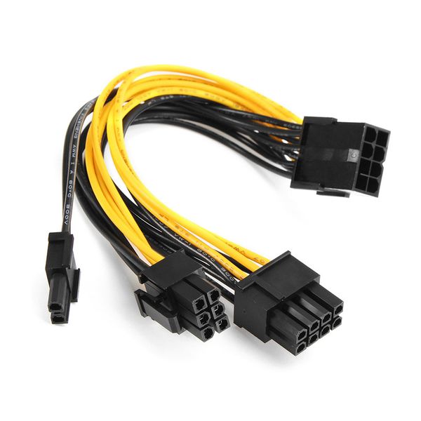 8-Pin(Female) to Dual 6+2 Pin(Male) PCI-E Cable