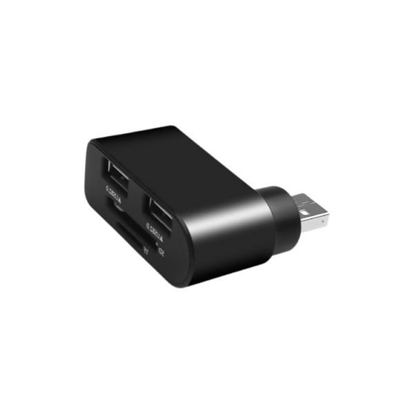 2 Port Hub USB 2.0 TF SD Card Reader