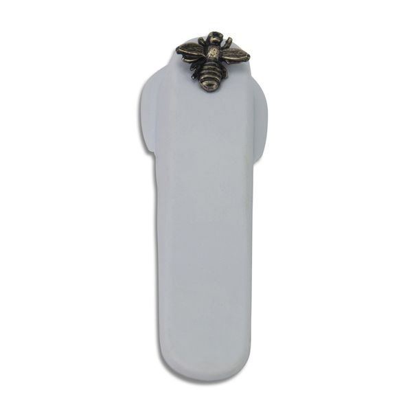 Door wedge - Bee Figure - White - Rubber - Single