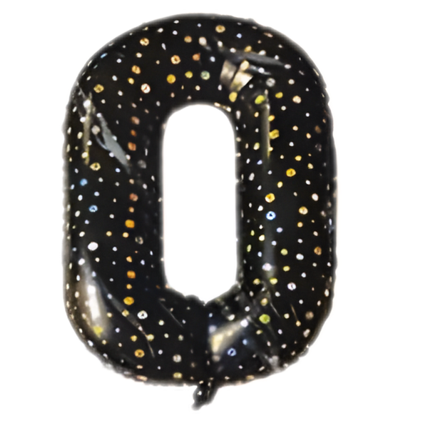 Holographic Number Foil Balloon - 86cm