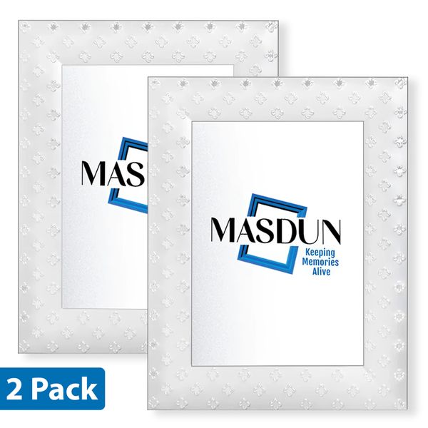 Masdun Silver Plated Picture Frames - Portrait - 28ASS152 - 2 Pack