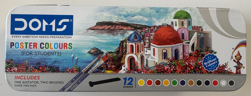 Doms Poster Colour 12 Pc