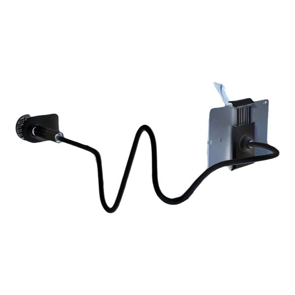 1pc Universal Lazy Tablet Holder, Black Gooseneck Stand Clip For Bed