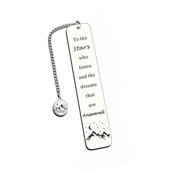 A Court of Thorns and Roses, Acotar, Acomas-Themed Stainless Steel Bookmark