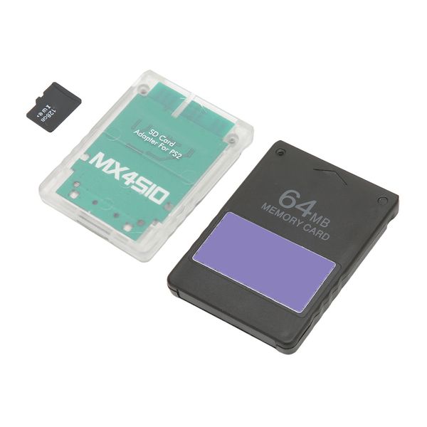 128GB Card Reader with FMCB Compatible with PS2 Thick