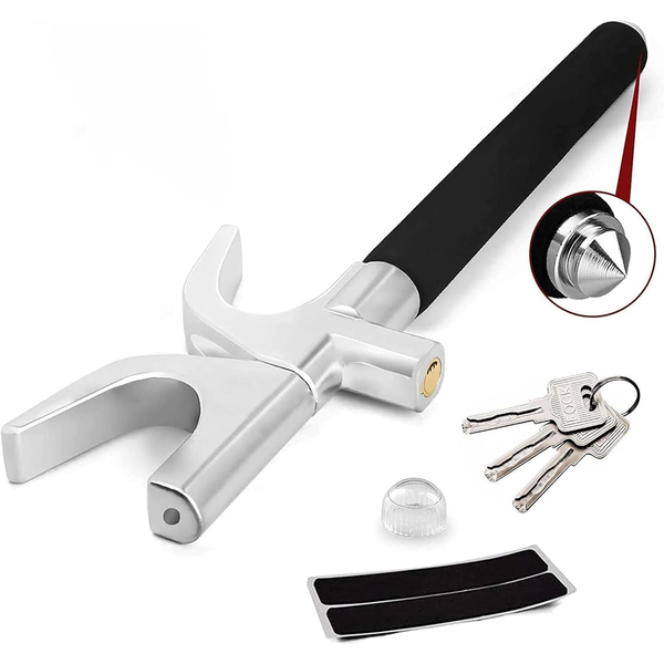 Car Steering Wheel Lock Universal Anti-Theft Secure Car Lock Window Breaker
