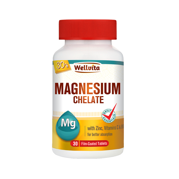 Wellvita Magnesium Chelate 30 tablets