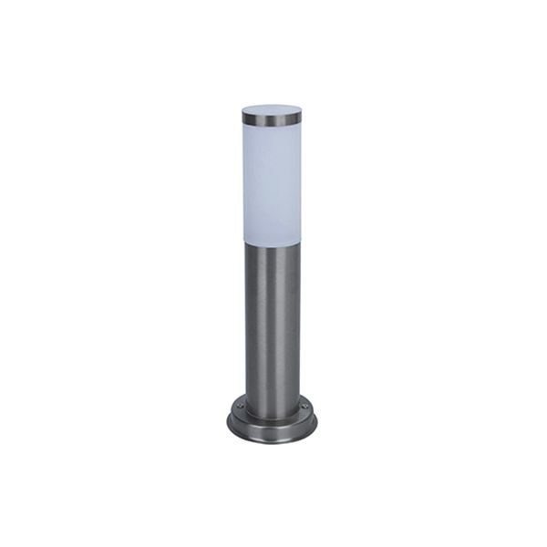 Slate Plain Bollard Outdoor Stainless Steel 1xE27
