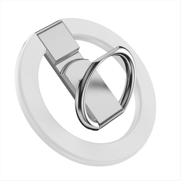 Magnetic Phone Ring Holder Phone Ring Grip Compatible with Magsafe White