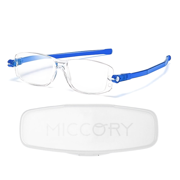 Miccory - Flex 360 Blue Light Reading Glasses (Blue)