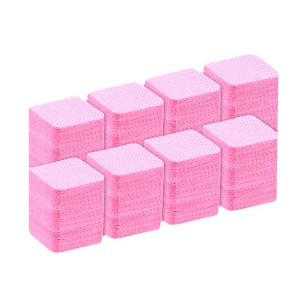 1000 Pack - Lint-Free Non-Woven Nail Polish Removal Pads - White