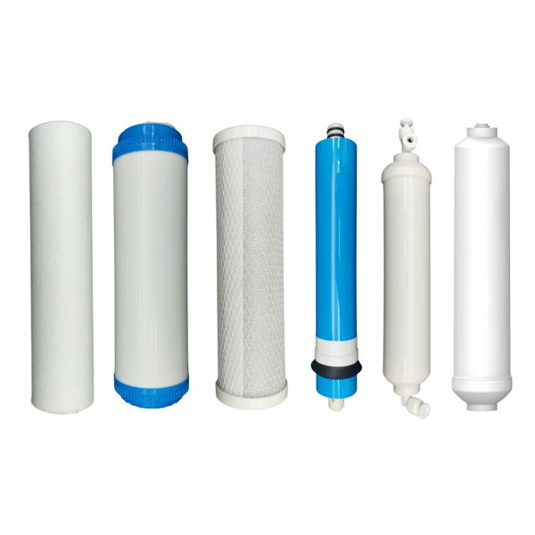Little Luxury 6-Stage Reverse Osmosis Replacement Filter Cartridges Set