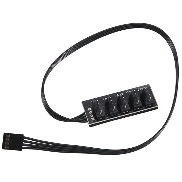 40cm 1 to 5 4-Pin TX4 PWM Fan CPU HUB Splitter PC Case