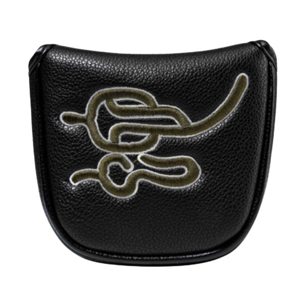 Golf Putter Headcover - PU Leather Club Protector | Black | PGM